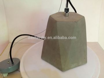 fabric chandelier shades concrete pendant lamp