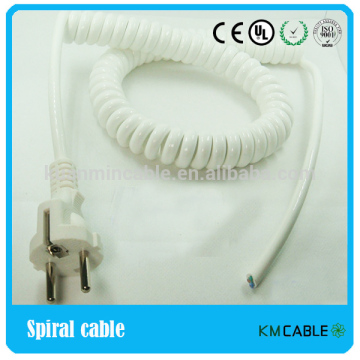 spiral cord CCC plug power cord