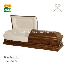cheap price wooden material cheap pine wooden casket