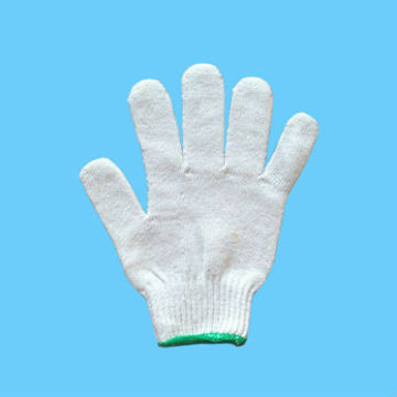 knitted cotton gloves , knitted hand gloves