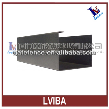 square gutter and rainwater gutter & colored gutters