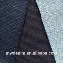 Indigo Twill Elastic Knitted Denim Fabric