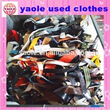 container bales of used clothes for old ladies