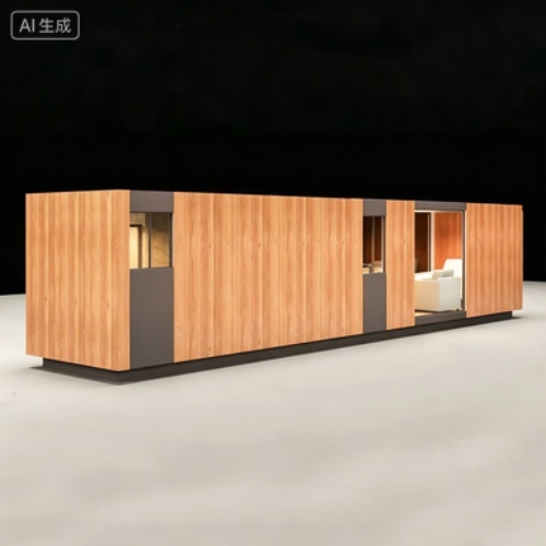 Modular Folding House for Home Office or Guest Room Use