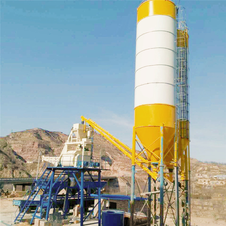 Universal stetter stationary type concrete batching plant