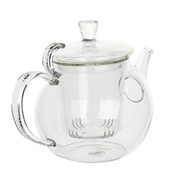 800ml Mouthblown Pretty Pyrex Teapot for Sale