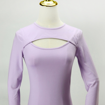 Cutout Long Sleeve Top