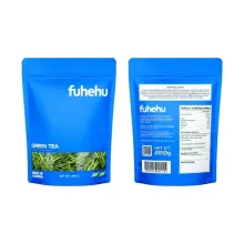 Custom Resealable Windowed Doypack for Food