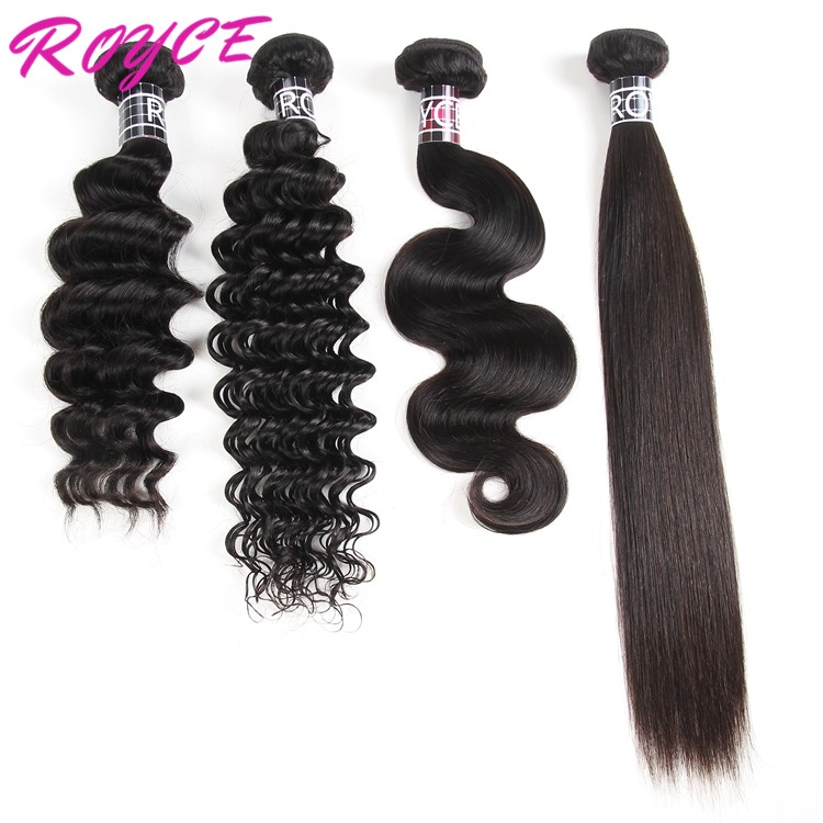 24 inch human hair weave extension Can Be Colored Brazilian Hair Beauty Works Hair Extensions