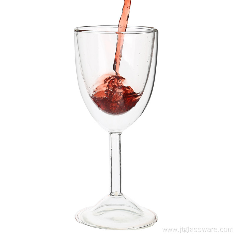 Double Layered Borosilicate Glasses For Champagne