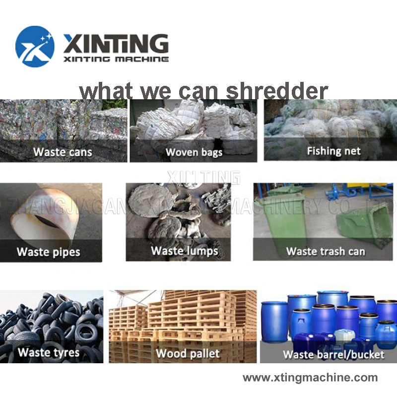 Plastic Rubber Recycling Shredder Crusher Machine