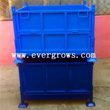 Chinese Manufacturer Industrial Foldable Metal Box Containers For Storage Use