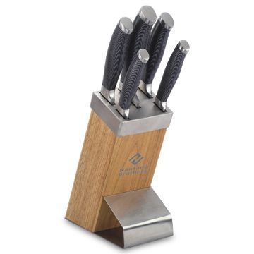 6pcs Kitchen Knife Set with Forged ABS Marble Handle, SGS and LFGB Certified