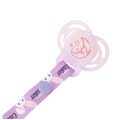 Pacifier Clips แผ่นซิลิโคน 6-Pack ผู้ถือ Pacifier