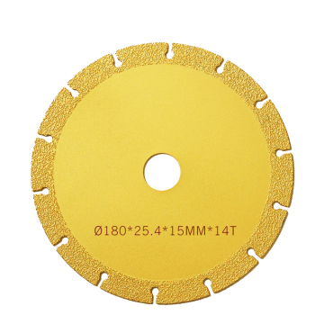 Metal cutting grinder blade