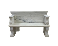 European Style Marble Garden Bench