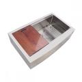 Meiao Stainless Steel 33x20 Farmhouse apron sink