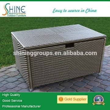 rattan outdoor storage box