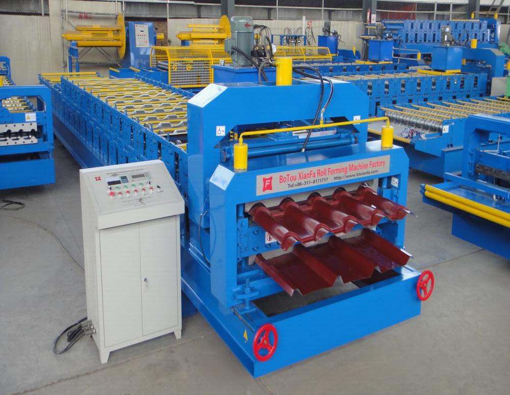 Glazed Chile 2 Layer Tile Roll Forming Machine