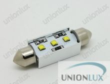 Dc 12v Car License Plate Light Bulb , C5w Canbus Led 220lm White