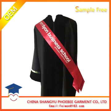 Imprinted Graduation satin stole/sash