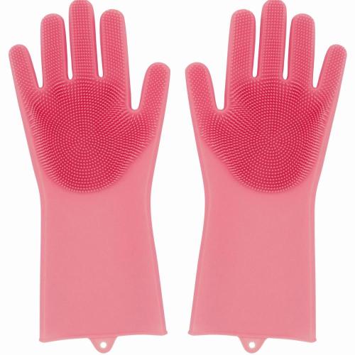 Luvas de limpeza de silicone mágicas com lavador de roupas