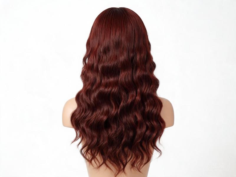Dark Auburn Body Wave Lace Front Wig Human Hair