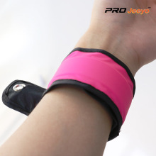 Reflective Pink Woven Fabrics Sport Arm Band