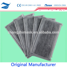 funny face disposable black surgical mask beard