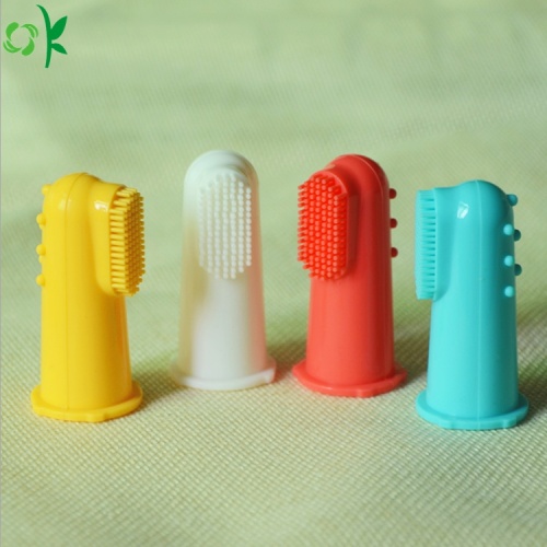 New Silicone Toothbrush New Silicone Baby Finger Toothbrush for 5-12 Month Supplier