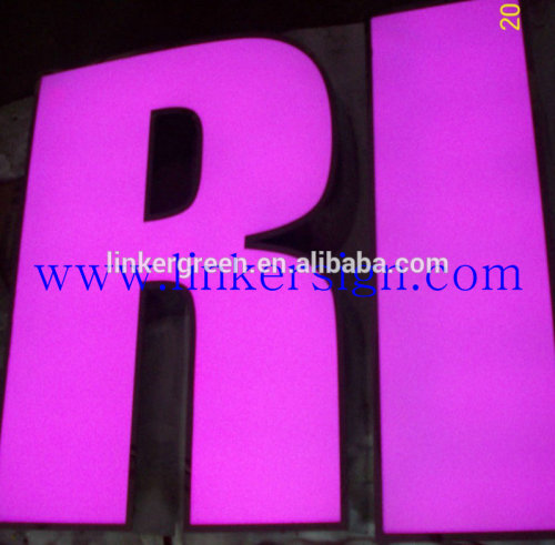 Waterproof full light metal sign blank