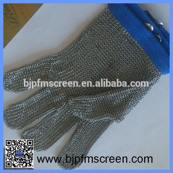 Five Fingers Stainless Steel Safety Gloves