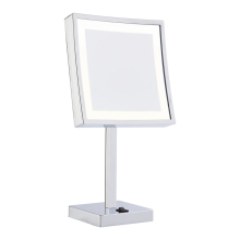 table up lighted shaving mirror