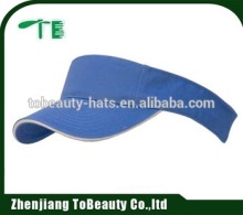 blue short visor cap