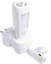 Auto rechargeable emergency LED sensor light and torch