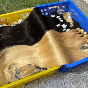 Top Original virgin 613 hair, thick 8A 9A 10A virgin human hair color 613 blonde Raw Indian bundle hair