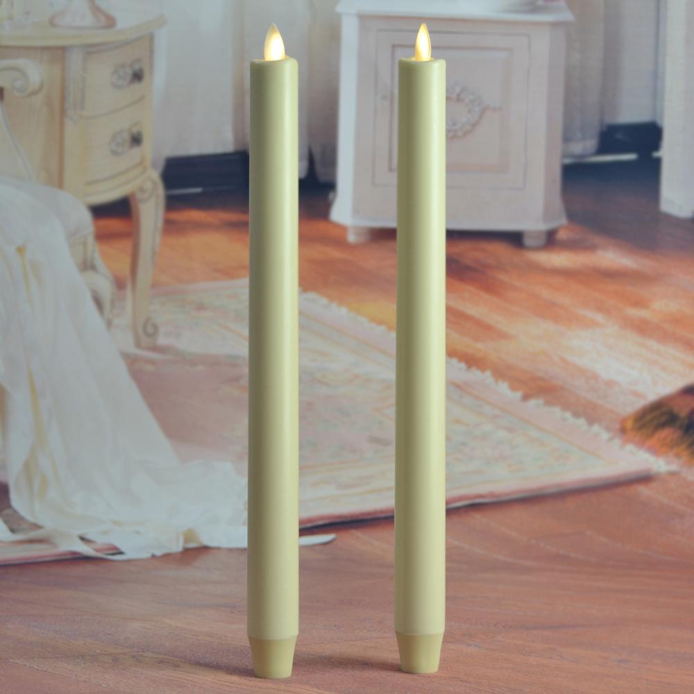 Battery Operated Led Flameless Window Taper Candles