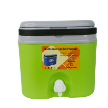 Outdoor Plastic Cooler Box with Ice Water Jug