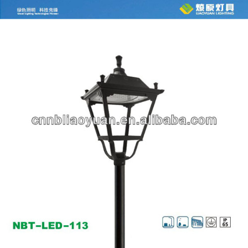 High power outdoor led garden lighting pole aluminum housing with cree led chip