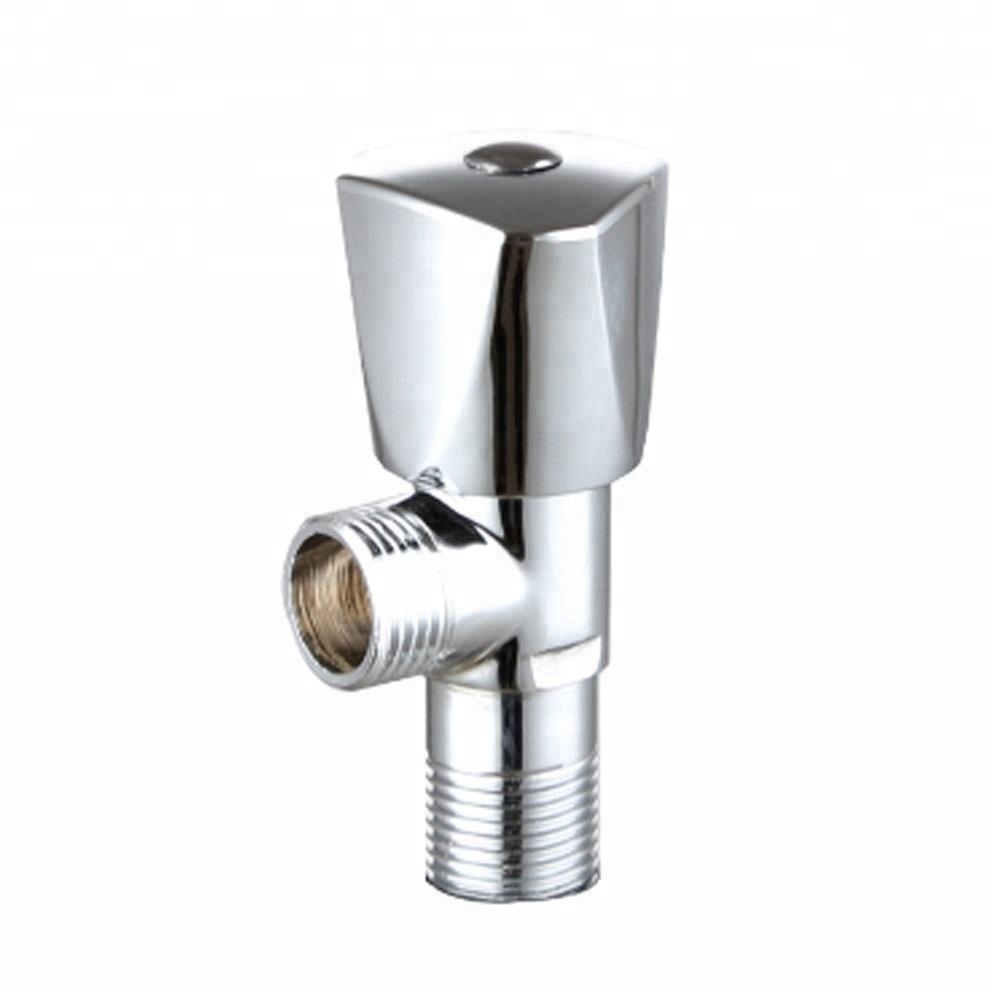 Zinc Toilet Plastic Handle Angle Valve