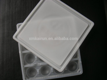 disposable plastic tray/plastic food tray with lid/partition tray