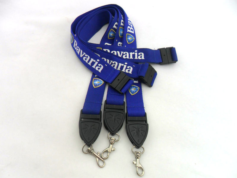 Fashion Silk Screen Print Custom Polyester Lanyard