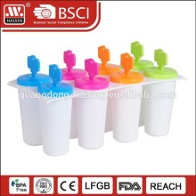 Ice pop plastic molds