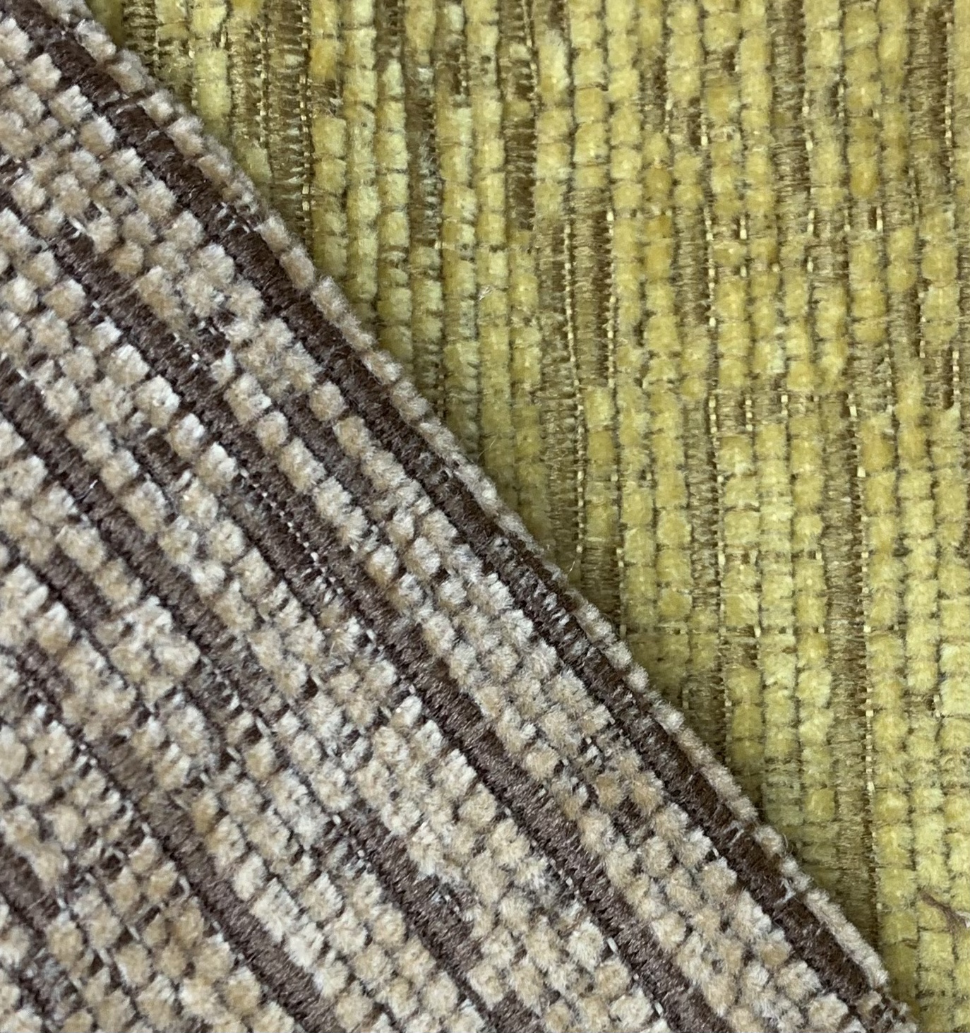 Απλό ριγέ ύφασμα σενίλ Simple Striped Chenille Fabric