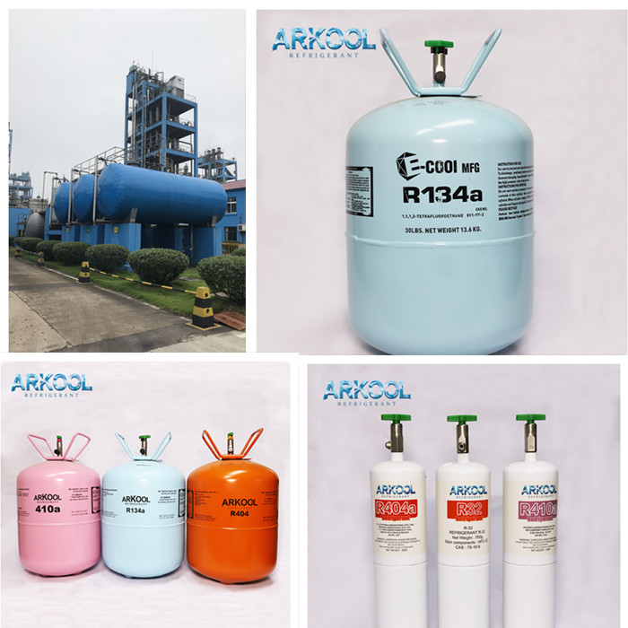 R134 13.6kg refrigerant gas refrigerant r134a gas refrigerant cylinder EU ce cer in hydrocarbon and derivatives