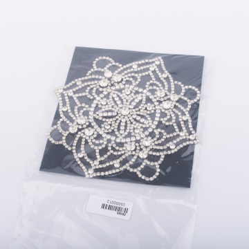 Embroidery Pattern Bride Rhinestone Transfer Applique Panel Wholesale