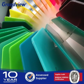 Virgin materials clear craft acrylic disc