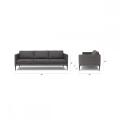 Triplo Meteorite Grey Fabric Sofa