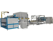 Fully automatic mattress compress fold and rolling machine