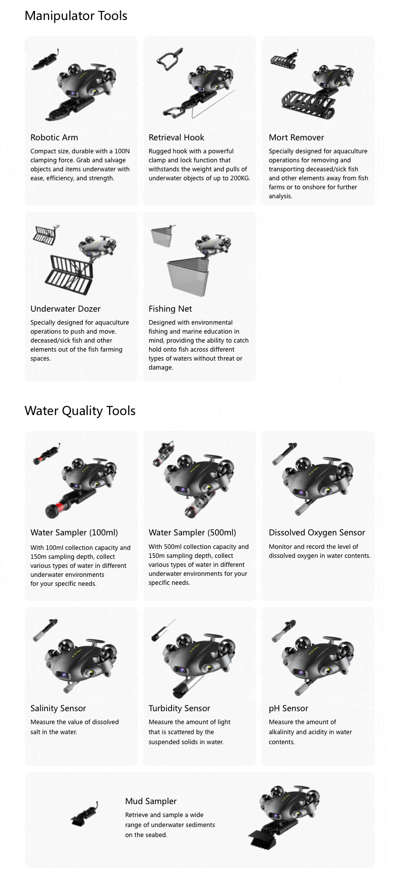 FIFISH V6 EXPERT Multi-functional Underwater Productivity Tool With 4K UHD Camera